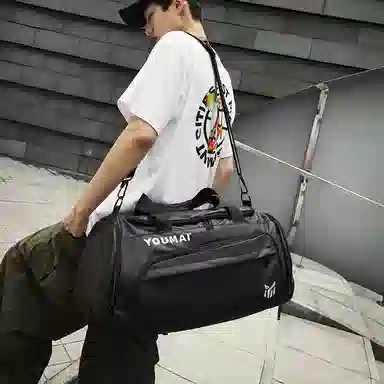 醇龙 简约休闲 多功能 大容量 干湿分离 牛津布 旅行包 男女同款情侣款 多色