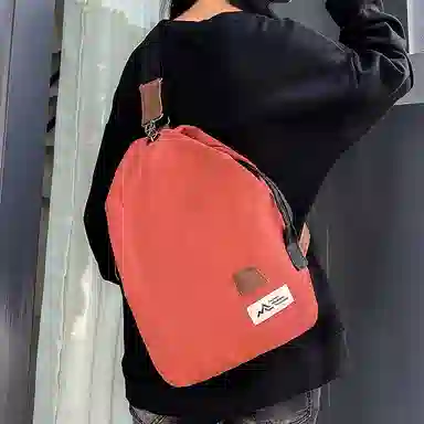 醇龙 日系复古潮流简约时尚高级 帆布 胸包 常规 男女同款情侣款 多色