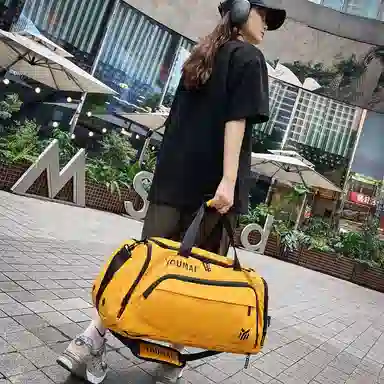 醇龙 简约休闲 多功能 大容量 干湿分离 牛津布 旅行包 男女同款情侣款 多色