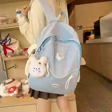 醇龙 高颜值小众洋气简约百搭外出旅游轻便 尼龙 双肩包 女款 多色