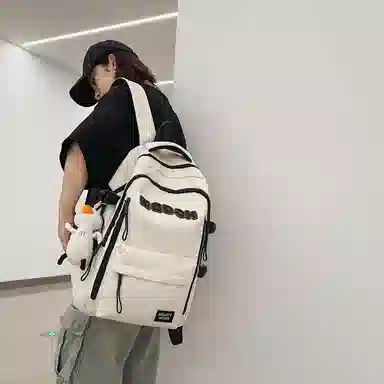 醇龙  学生韩版减负时尚休闲大容量旅行 背包双肩包  尼龙 男女同款情侣款 多色