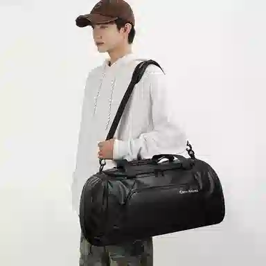 醇龙 防水干湿分离多功能 尼龙布 旅行包 常规 男女同款情侣款 黑色