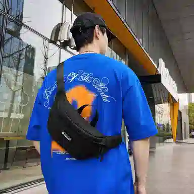 醇龙 时尚休闲轻便 尼龙 胸包 常规 男女同款情侣款 多色