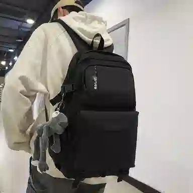 醇龙 尼龙 男女通用 多色 拉链开合大容量 双肩包