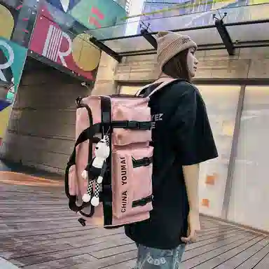 醇龙 多功能大容量干湿分离多功能 尼龙布 旅行包 男女同款情侣款 黑/青绿/军绿/红/黄/卡其/粉