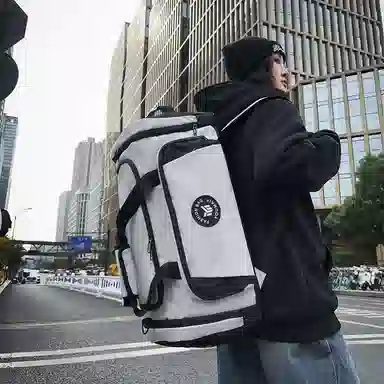 醇龙 多功能大容量干湿分离 牛津布 旅行包 男女同款情侣款 酒红色 青绿色/牛仔蓝色/黑色/灰色/黄色/紫色