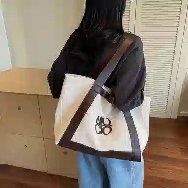 醇龙 大容量百搭休闲简约托特包 尼龙 单肩包 常规 女款 多色