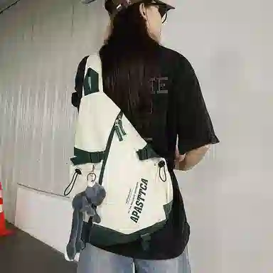 醇龙 尼龙 男女通用 多色 斜挎包 大容量拉链开合百搭休闲