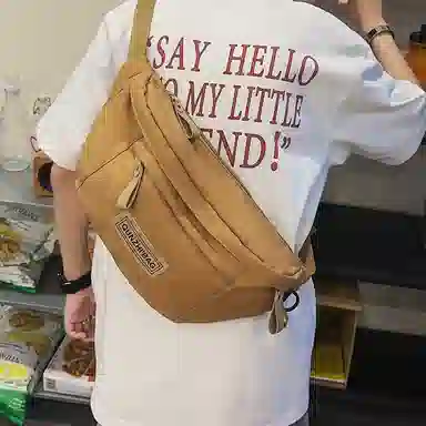 醇龙  大容量休闲运动工装旅游 尼龙 胸包 男女同款情侣款 多色