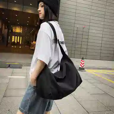 醇龙 日系大容量百搭时尚轻便通勤简约 单肩包 尼龙 男女通用 多色