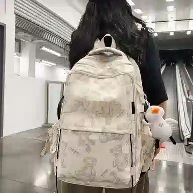 醇龙  尼龙男女通用多色大容量双肩包