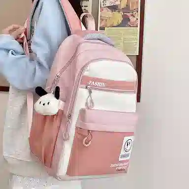 醇龙 男女通用 多色 尼龙 双肩包 大容量拉链开合休闲百搭