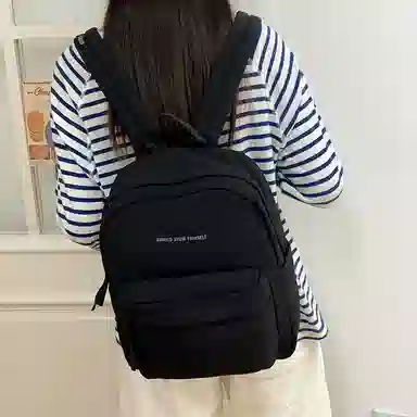 醇龙 简约通勤旅行轻便 尼龙布 双肩包 大号 女款 多色