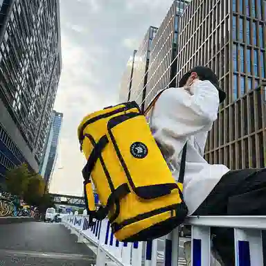 醇龙 多功能大容量干湿分离 牛津布 旅行包 男女同款情侣款 酒红色 青绿色/牛仔蓝色/黑色/灰色/黄色/紫色