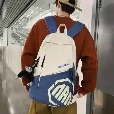 醇龙 简约大容量时尚百搭通勤学生 尼龙 双肩包 常规 男女同款情侣款 多色