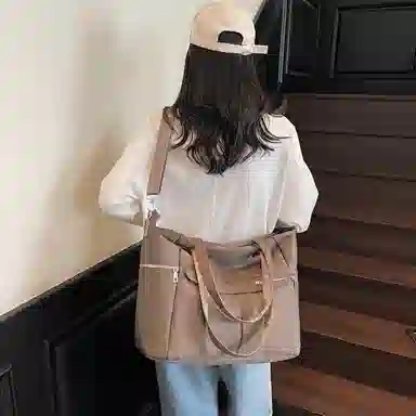 醇龙 高颜值时尚百搭大容量简约通勤 尼龙 托特包单肩包 男女同款情侣款 多色