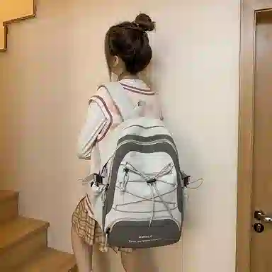 醇龙 简约百搭潮流时尚 尼龙 双肩包 男女同款情侣款 多色