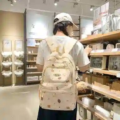 醇龙 时尚简约 尼龙 双肩包 女款 多色