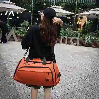 醇龙 简约休闲 多功能 大容量 干湿分离 牛津布 旅行包 男女同款情侣款 多色