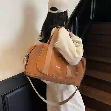 醇龙 短途出差行李袋轻便大容量 尼龙 旅行包 男女同款情侣款 多色