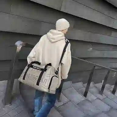 醇龙 大容量 干湿分离 短途便携 尼龙 单肩旅行包 常规 男女同款情侣款 黑/粉/黄/卡其/绿/红