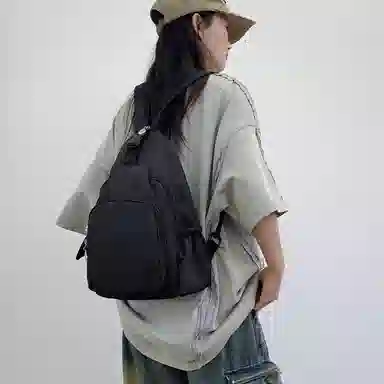 醇龙 尼龙 男女通用 多色 轻便多功能 单肩包