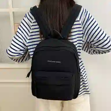 醇龙 简约通勤旅行轻便 尼龙布 双肩包 大号 女款 多色