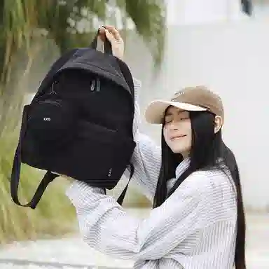 醇龙 拼色轻薄超轻大容量学生书包外出旅行多功能背包 尼龙 双肩包 男女同款情侣款 多色