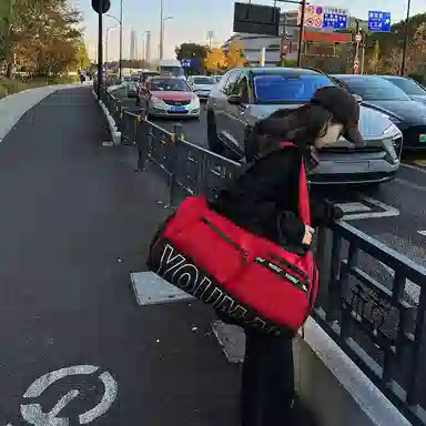 醇龙 休闲简约多功能旅游时尚百搭潮流 尼龙布 旅行包 男女同款情侣款 黄/红/黑/粉/卡其/绿