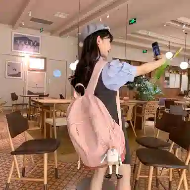 醇龙  尼龙春游小背包外出旅游学生补课双肩包 男女通用 多色