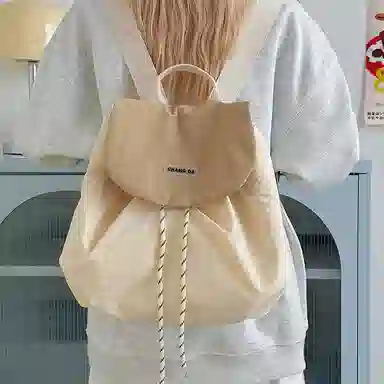 醇龙 时尚小众简约轻便 尼龙 双肩包 常规 女款 多色