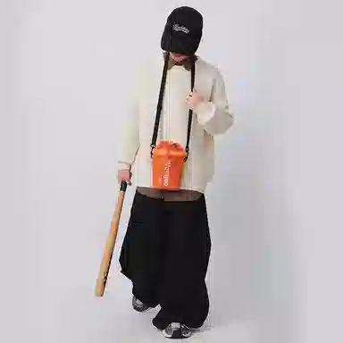 醇龙 小众时尚水杯高级感百搭 尼龙 水桶包单肩包 常规 男女同款情侣款 多色