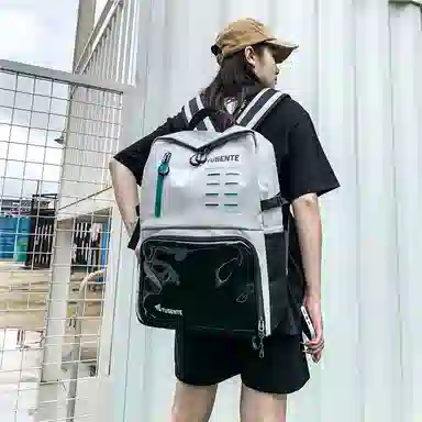 醇龙  男女通用多色牛津布大容量防水时尚潮流双肩包运动旅行背包