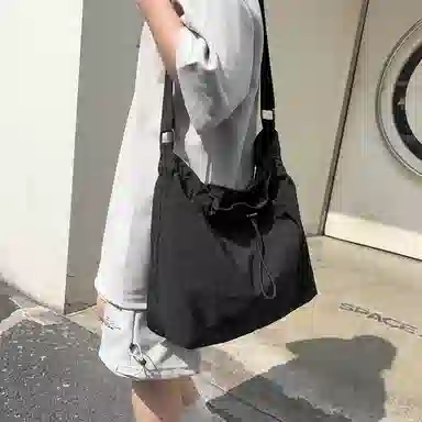 醇龙   尼龙女生多色休闲大包包时尚单肩包大容量上课通勤斜挎包