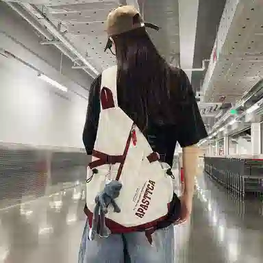 醇龙 尼龙 男女通用 多色 斜挎包 大容量拉链开合百搭休闲