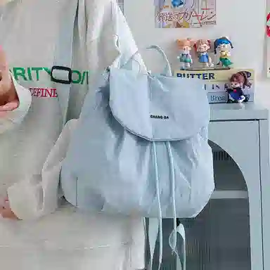 醇龙 时尚小众简约轻便 尼龙 双肩包 常规 女款 多色