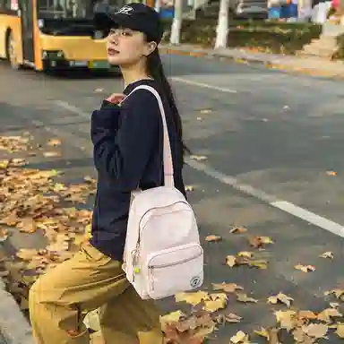 醇龙 日系小型旅行简约学生 尼龙 背包双肩包 女款