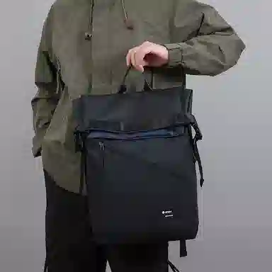 Chunlong PU Backpack Black