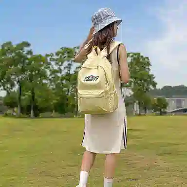 醇龙 高颜值简约轻便百搭 尼龙 双肩包 常规 男女同款情侣款 多色