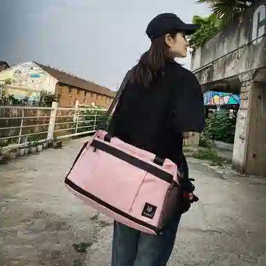 醇龙 中性风休闲简约短途旅游时尚百搭 尼龙 旅行包 常规 男女同款情侣款 黑/红/黄/卡其/青绿/军绿/粉