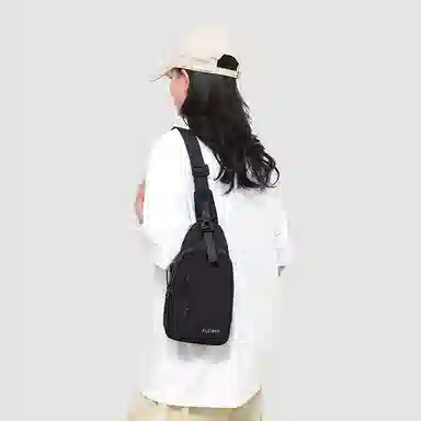 醇龙 韩潮时尚多功能简约纯色 尼龙 胸包 常规 男女同款情侣款 多色