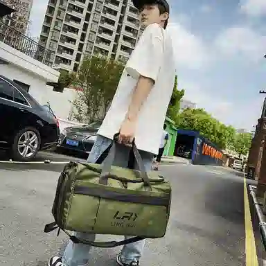 醇龙 大容量短途收纳便携 干湿分离 多功能 尼龙 旅行包 男女同款情侣款 多色