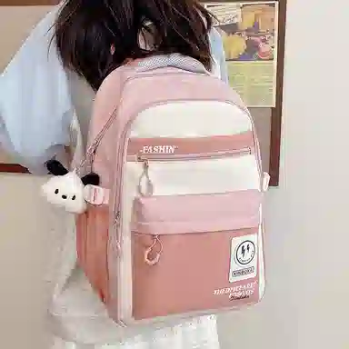 醇龙 男女通用 多色 尼龙 双肩包 大容量拉链开合休闲百搭