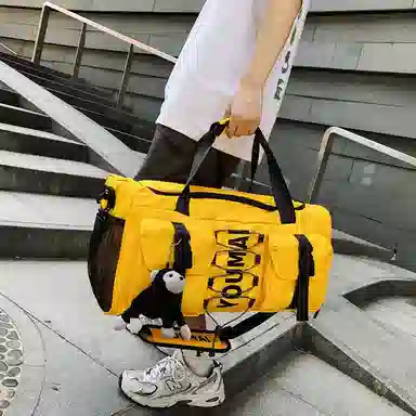 醇龙 大容量  干湿分离  多用途 时尚挂件 尼龙 旅行包 男女同款情侣款 多色