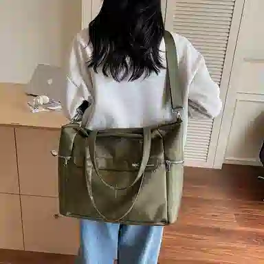 醇龙 高颜值时尚百搭大容量简约通勤 尼龙 托特包单肩包 男女同款情侣款 多色