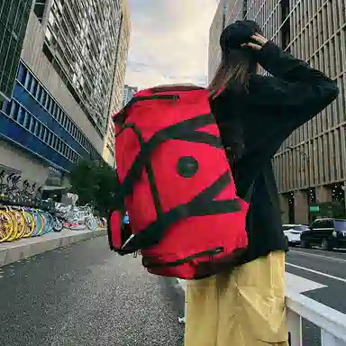 醇龙 大容量多功能干湿分离 牛津布 旅行包 男女同款情侣款 黑/红/灰/白/青绿/粉/黄/紫