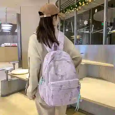 醇龙 韩版潮流涂鸦大容量耐用颜值 尼龙 双肩包 常规 女款 多色