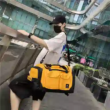 醇龙 大容量干湿分离多功能轻便防水 尼龙拼牛津布 旅行包 常规 男女同款情侣款 黄色/粉色/绿色/红色/黑色/卡其色