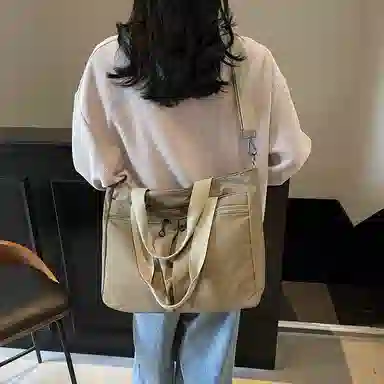 醇龙 大容量百搭通勤时尚潮流 尼龙 托特包单肩包 常规 男女同款情侣款 多色