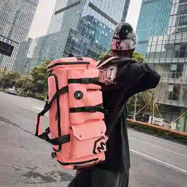 醇龙 大容量多功能干湿分离带独立鞋仓 牛津布 旅行包 男女同款情侣款 黑/黄/灰/白/紫/粉/青绿/桔红